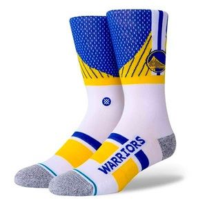 Golden State Warriors Stance Shortcut Socks - Mens
